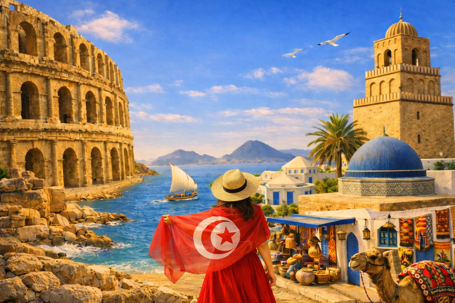 Mediterranean coast of Tunisia